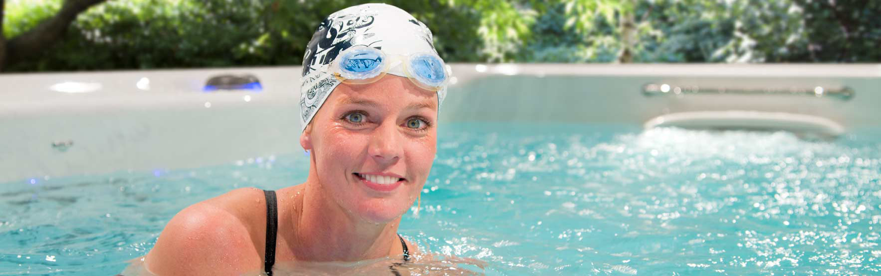 swim in the comfort of your own backyard with a swim spa